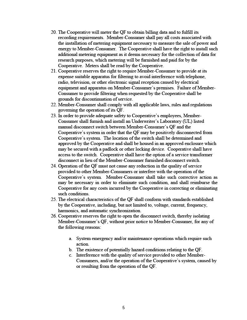 Optional Agreement For Electric Service (AEP-3)_page 5